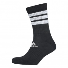 adidas Sport Socks Crew Glam 3-Stripe Glitter black/white/pink - 3 Pairs